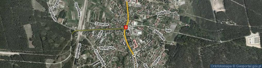 Zdjęcie satelitarne Zybury Bronisława ul.